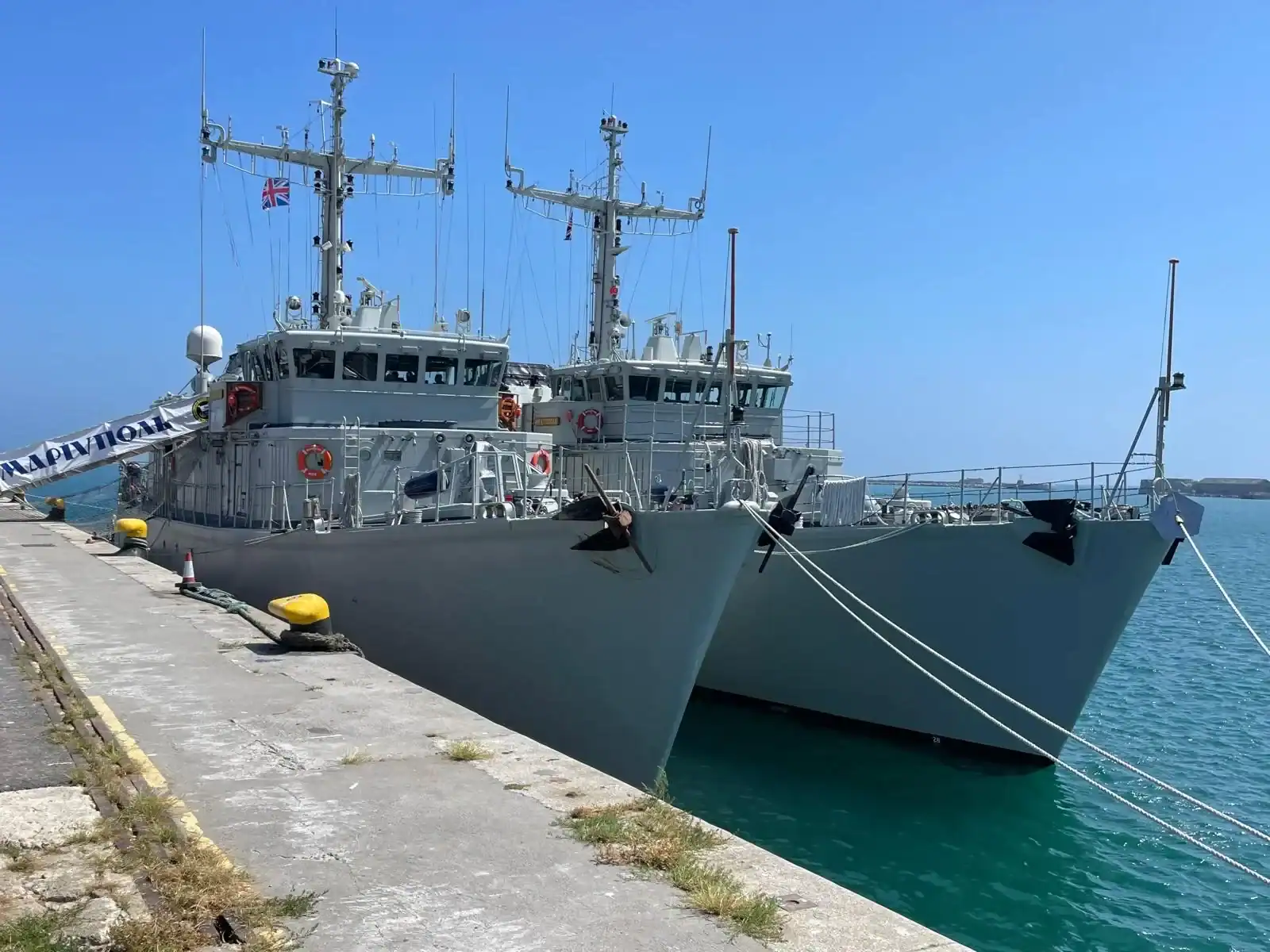 Minesweepers Mariupol and Melitopol. Photo credits: NATO Allied Maritime Command