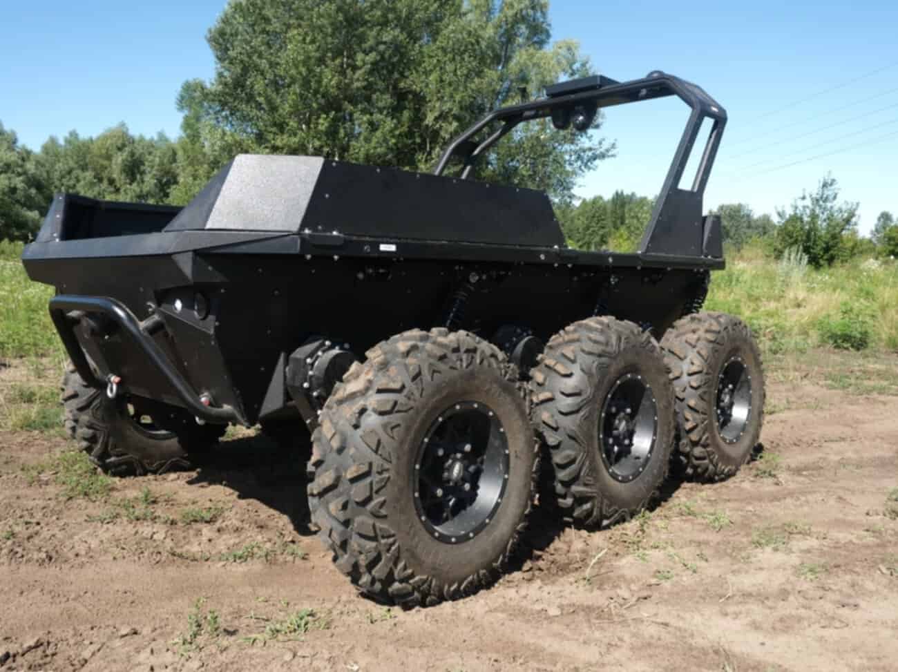 A Ratel X ground drone (UGV). Photo credits: Ratel Robotics