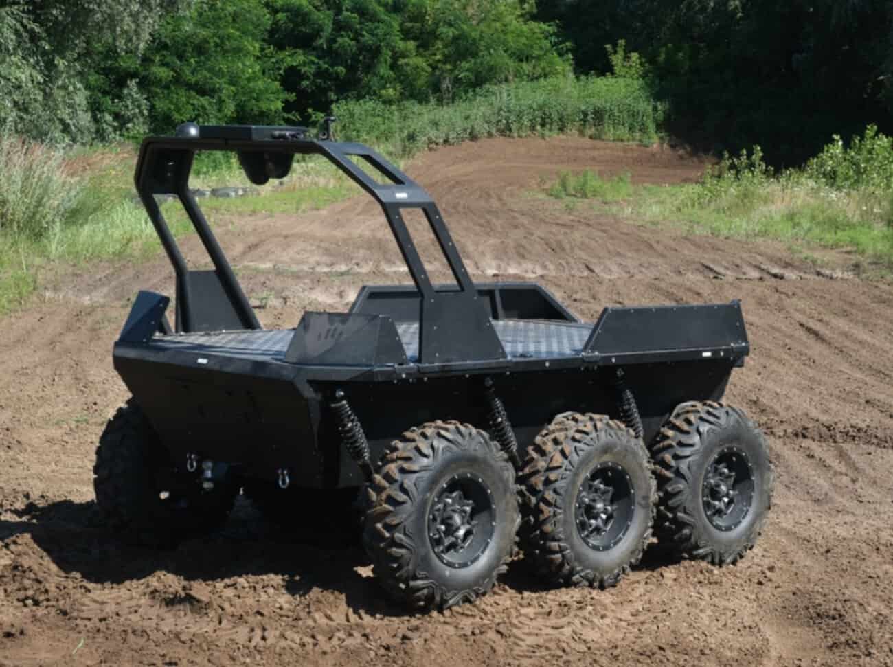 A Ratel X ground drone (UGV). Photo credits: Ratel Robotics