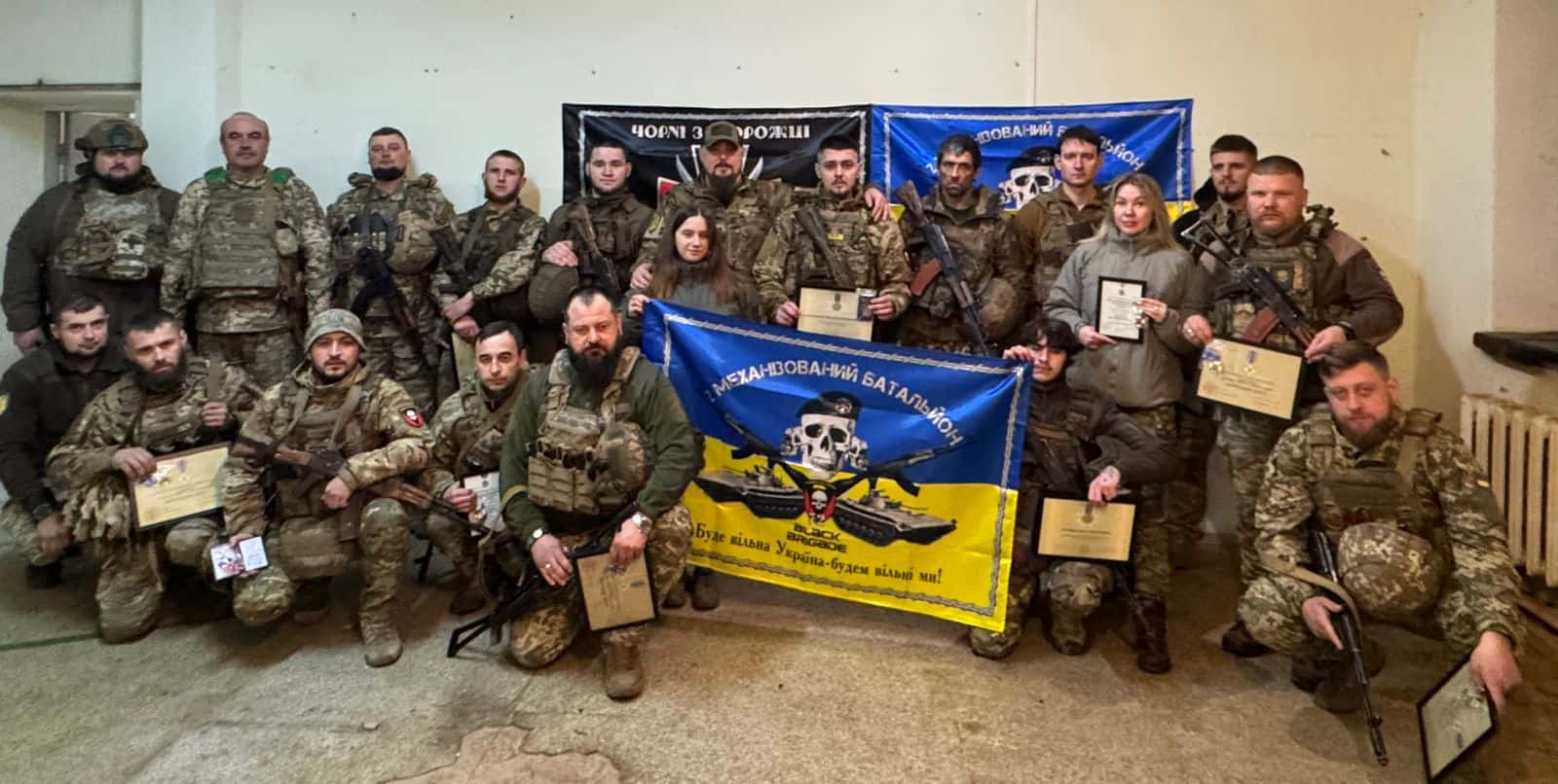 Нагороджені бійці 72-ї бригади імені «Чорних Запорожців»