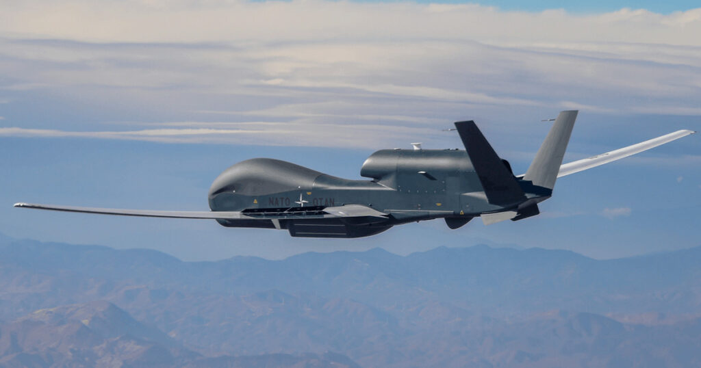 RQ-4D Phoenix UAV. Photo credits: Northrop Grumman
