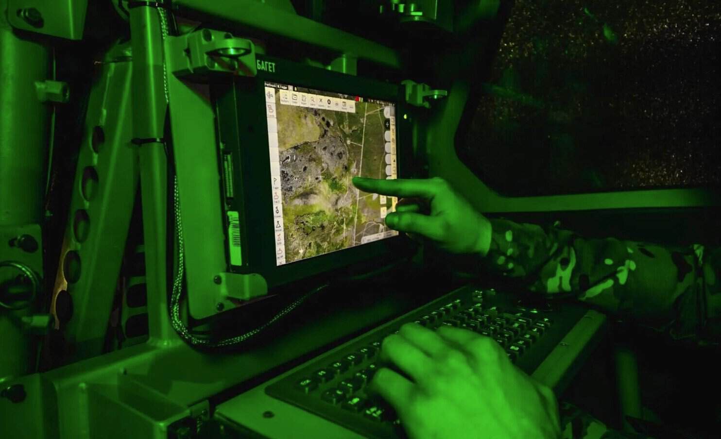 The Planchet-M-IR artillery fire control system. Photo credits: Rostec