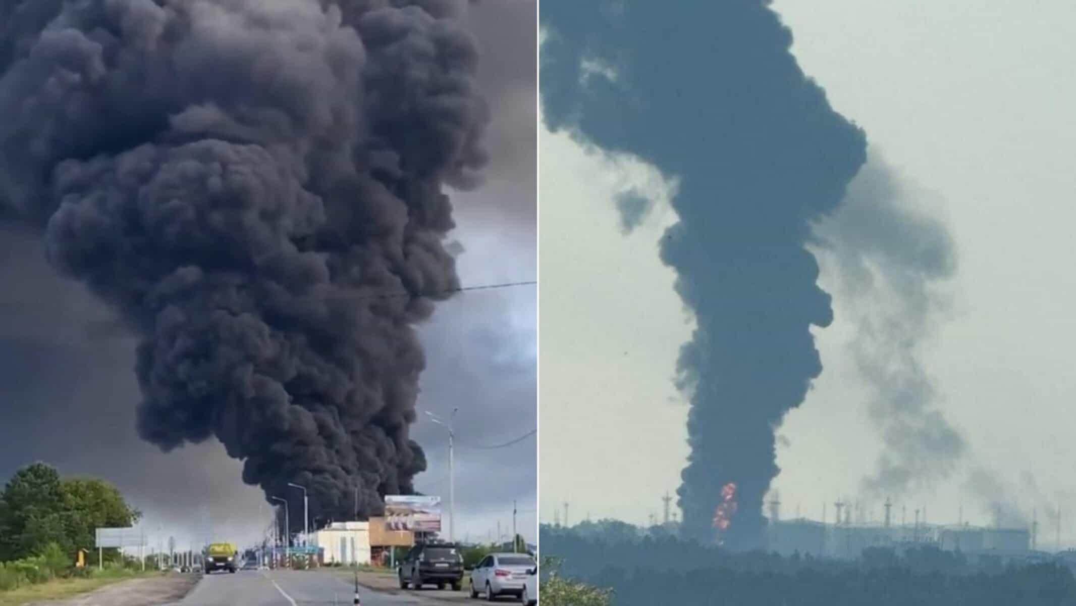 Drones Strike Oil Pumping Station in Bashkortostan, Oil Depot in Ulyanovsk Region