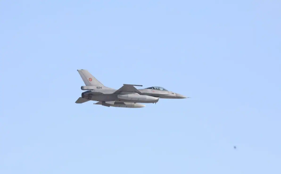 Romanian F-16 Shoots Down Third RussianDrone in Three Days Over Its Territorial Waters