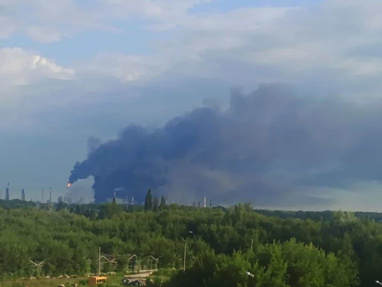 Горить Салаватський НПЗ після ураження українськими БпЛА