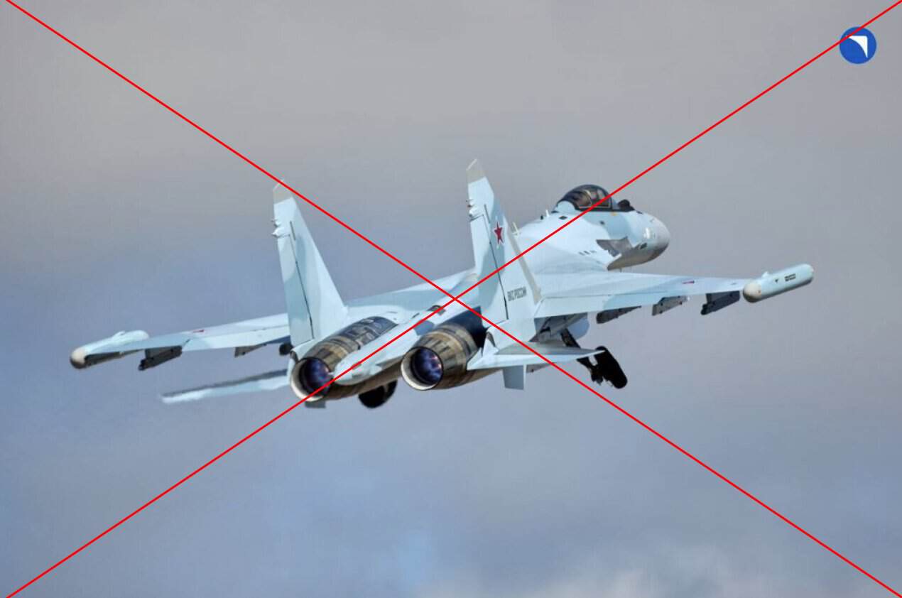 Ukrainian Defense Forces Shot Down a Russian Su-35