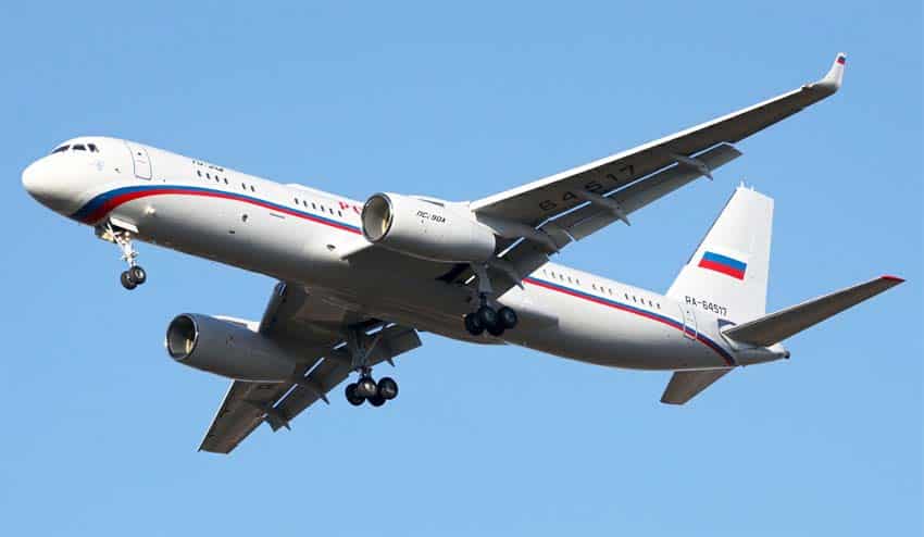 Російський літак «Судного дня» Ту-214ПУ. Джерело: авиару.рф