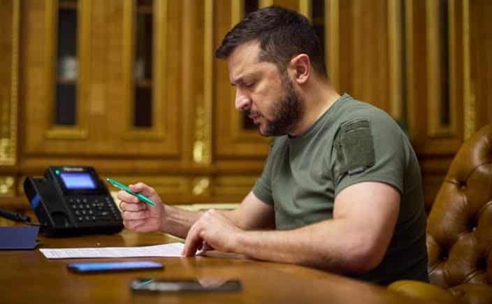 President of Ukraine Volodymyr Zelenskyy. 2022. Photo credits: president.gov.ua