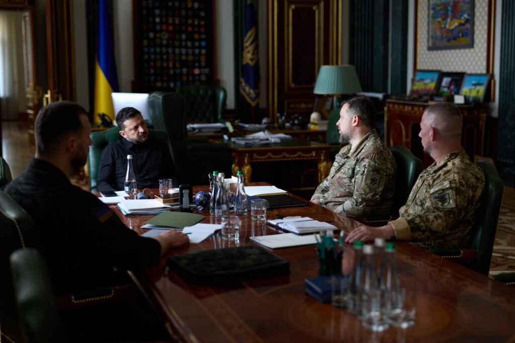 Зустріч Президента України Володимира Зеленського з генералом Андрієм Білецьким 20.07.2026. Фото пресслужба Президента України