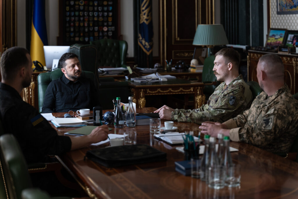 Зустріч Президента України Володимира Зеленського з генералом Денисом Прокопенком 20.07.2026. Фото пресслужба Президента України