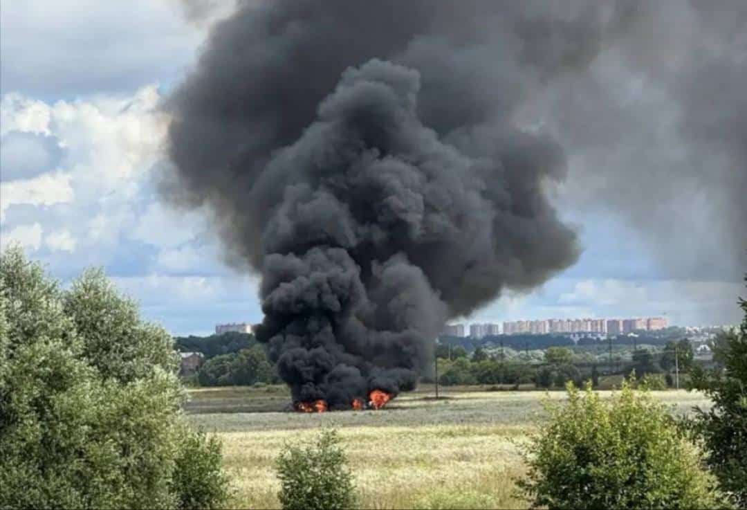 Під Москвою розбився, ймовірно, винищувач Су-57