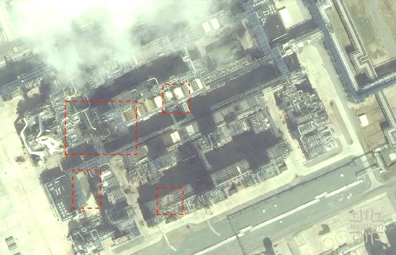 Satellite Imagery Confirms Four Strikes on the Russian Oil Refinery in Omsk