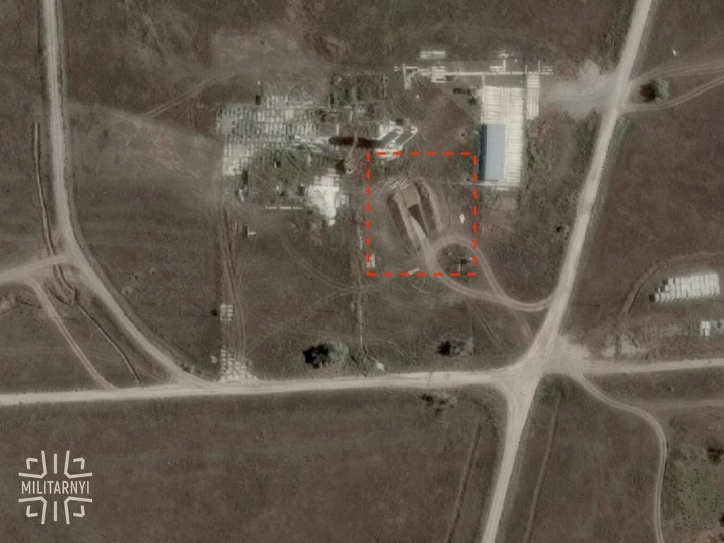 Ukrainian Defense Forces Struck and Set on Massive Fire Russian Underground Logistics Hub Near Armiansk