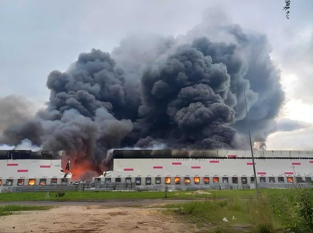 Drones Hit Oil Refinery and Wildberries Warehouse in Ryazan