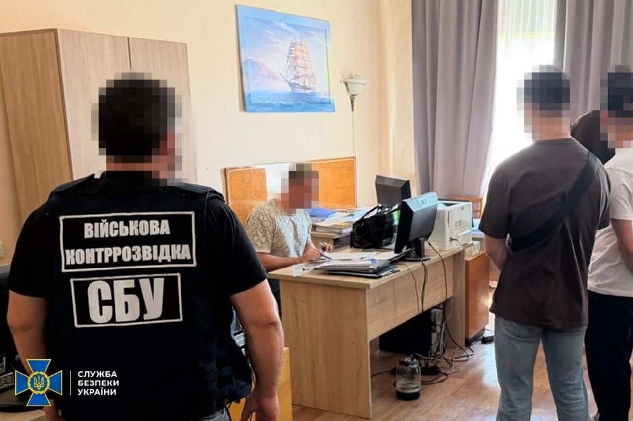 Затриманий доцент Одеської академії, який працював на російську розвідку. 2 липня 2026 року. Фото: СБУ