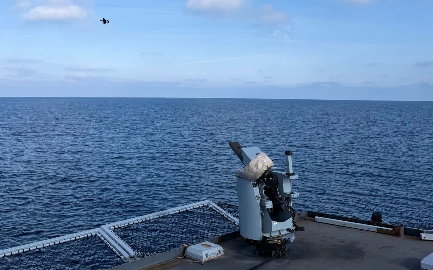 Ukrainian Predator Anti-Drone Turret Tested Aboard NATO Frigate
