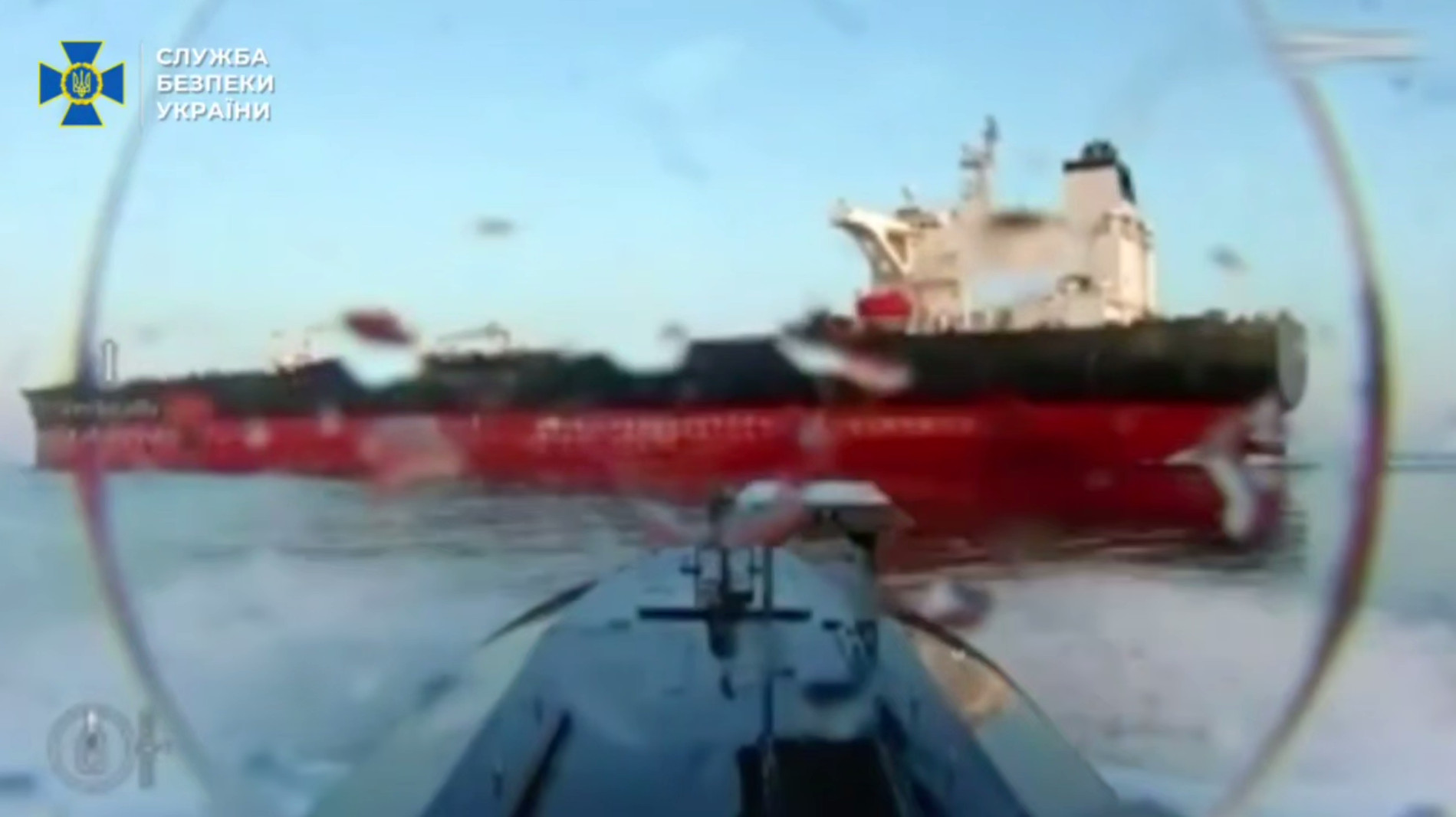 Sea Baby Naval Drone Strikes Sanctioned Tanker BLUE Near Yalta