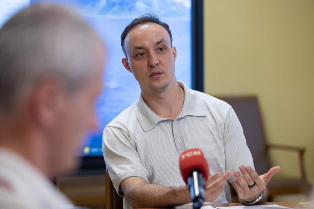 Presidential Commissioner for Sanctions Policy Vladyslav Vlasiuk. July 3, 2026. Photo credits: Official website of the President of Ukraine