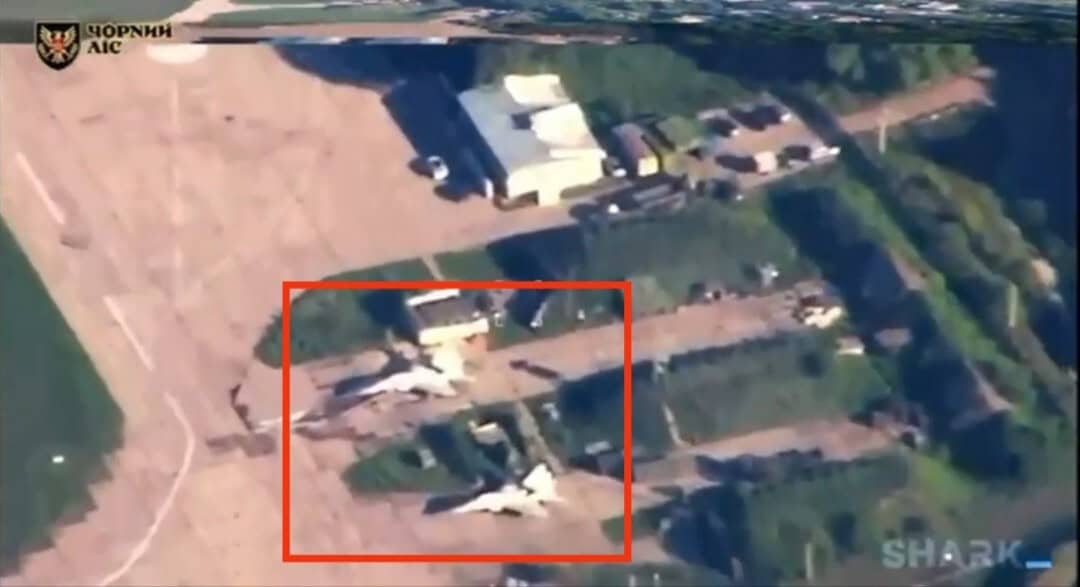 Ukrainian Drones Destroy MiG-29 and Pantsir-S1 at Khalino Airfield