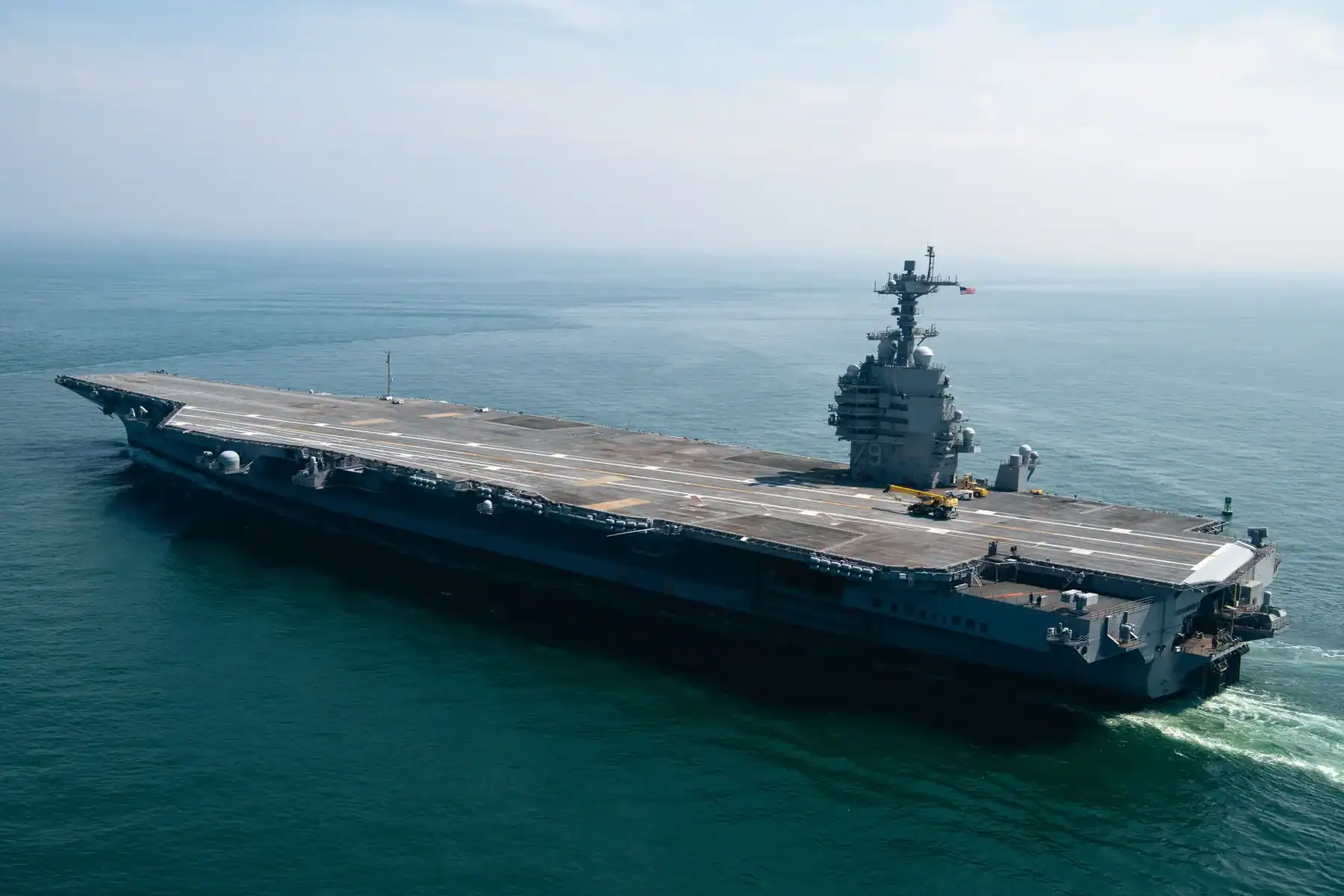 Ходові випробування John F. Kennedy (CVN 79). Джерело: Ashley Cowan/HII