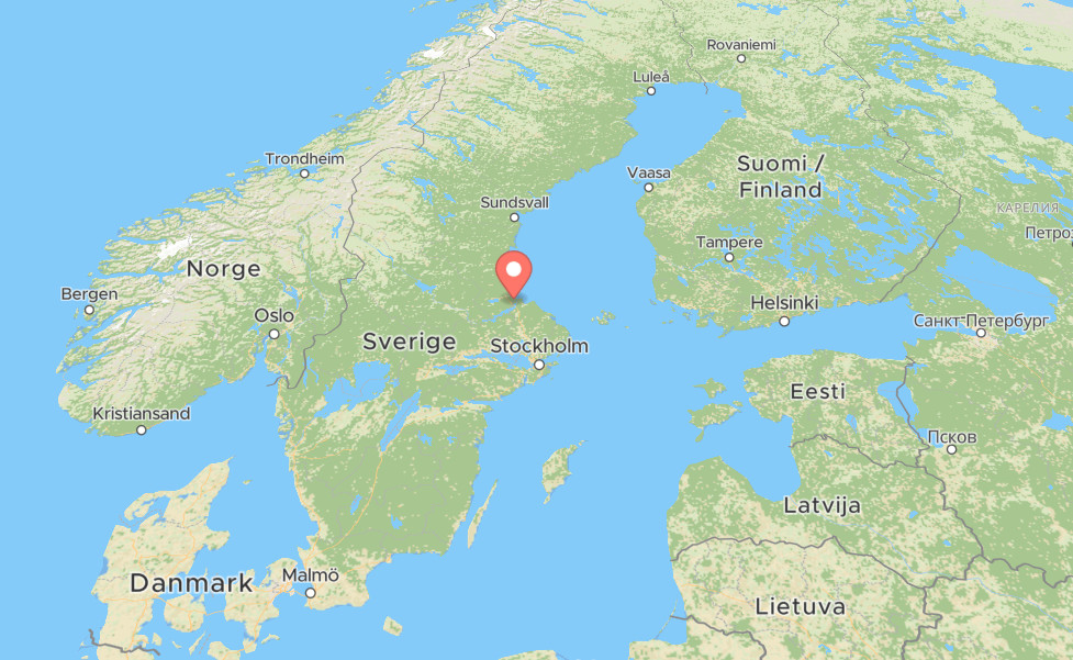 Місцезнаходження населеного пункту Фурувік. Мапа: Maptons