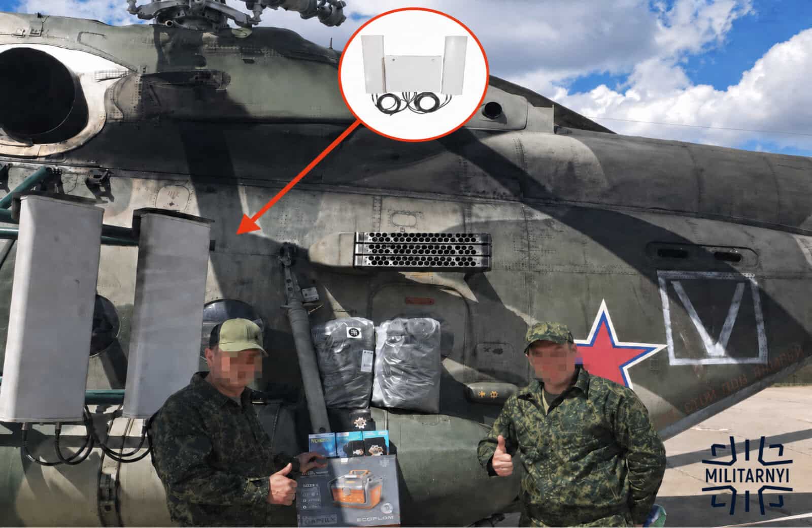Russian Mi-8AMTSh Helicopters Equipped With Volna 3M Electronic Warfare System to Jam UAV Satellite Navigation