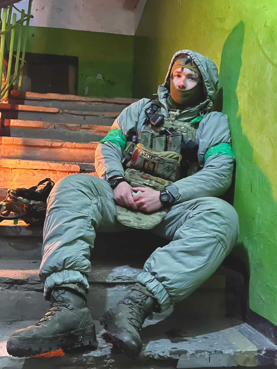 Головний сержант бригади «Азов» Ігор Шелепйонок на позивний «Мактавіш» під час боїв
