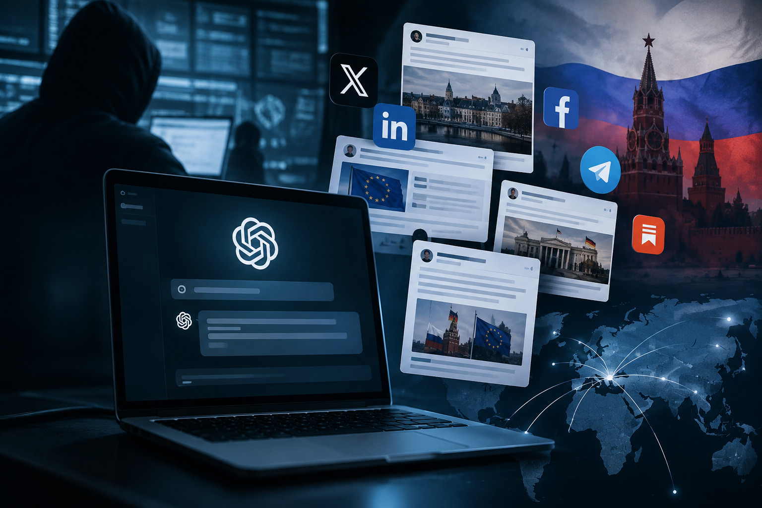 Росія за допомогою ChatGPT створювала мережу для пропаганди