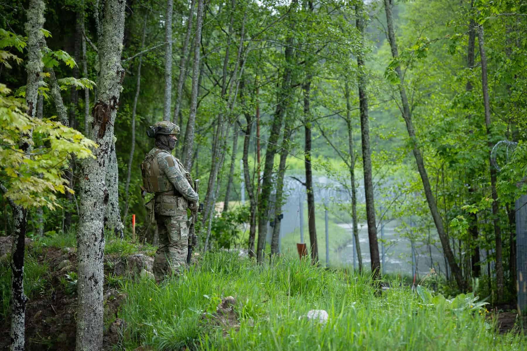 Латвійський прикордонник. Фото Державна прикордонна служба Латвії.
