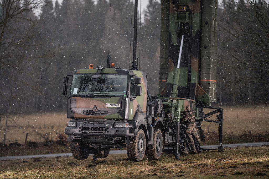 A French SAMP/T air defense system launcher. Photo: MBDA