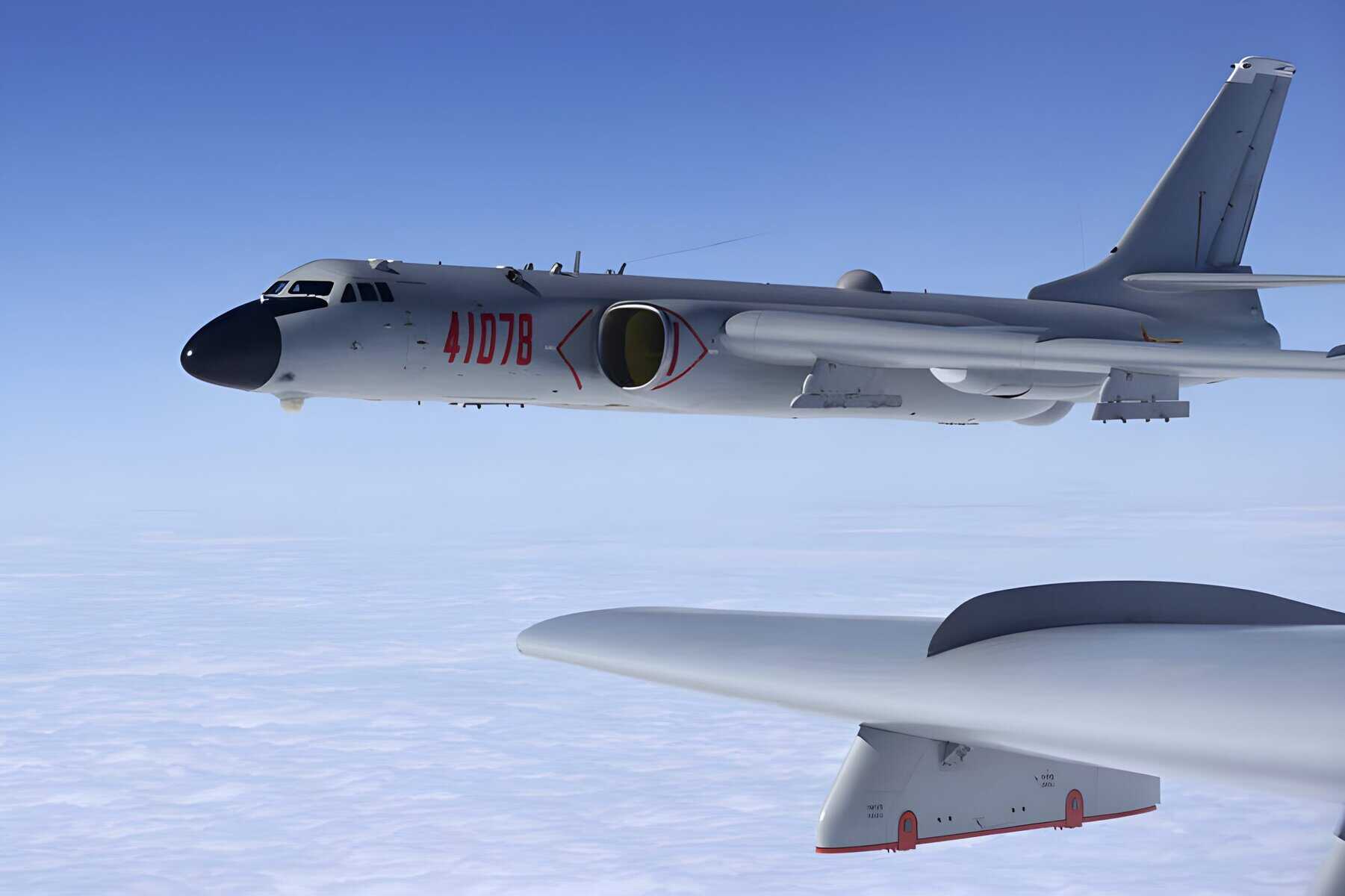China Unveils H-6N Nuclear Bomber for the First Time
