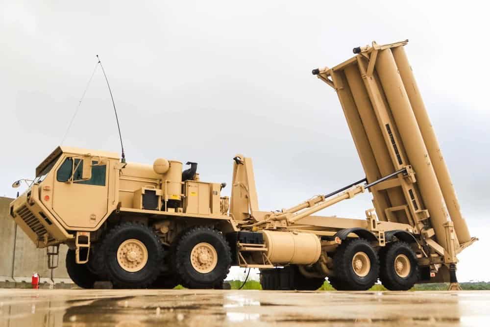 Самохідна пускова установка комплексу THAAD