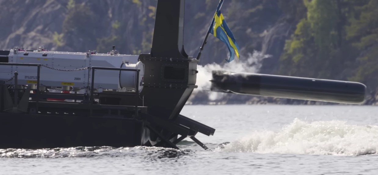 Saab випробувала запуск торпеди з безекіпажного катера