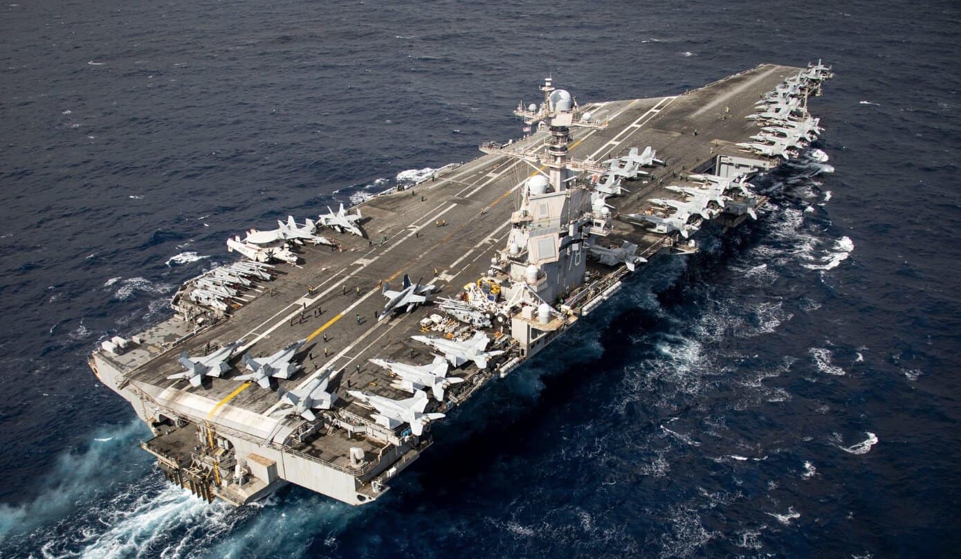 U.S. Navy May Redesign Ford-Class Aircraft Carriers to Suit Trump’s Preferences