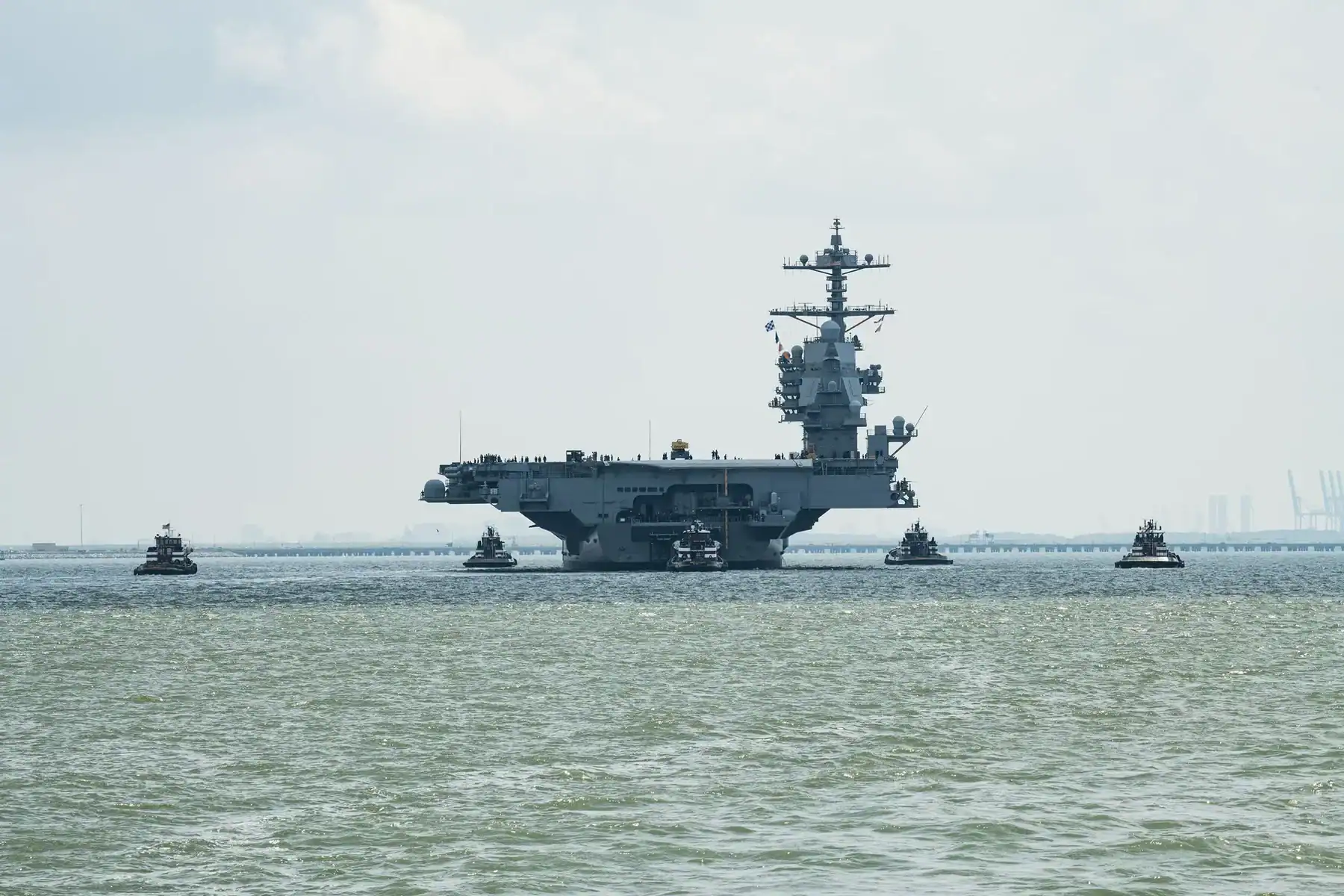Ходові випробування John F. Kennedy (CVN 79). Джерело: Chris Rose/HII