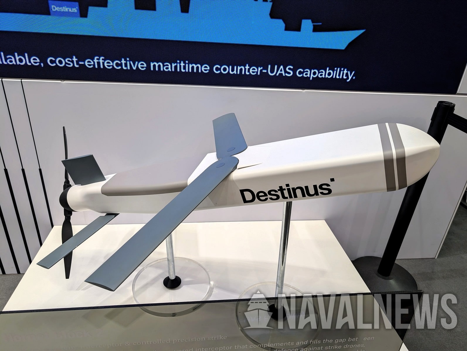 Нідерланди інтегрують на кораблі дрони-перехоплювачі Hornet B2 від Destinus