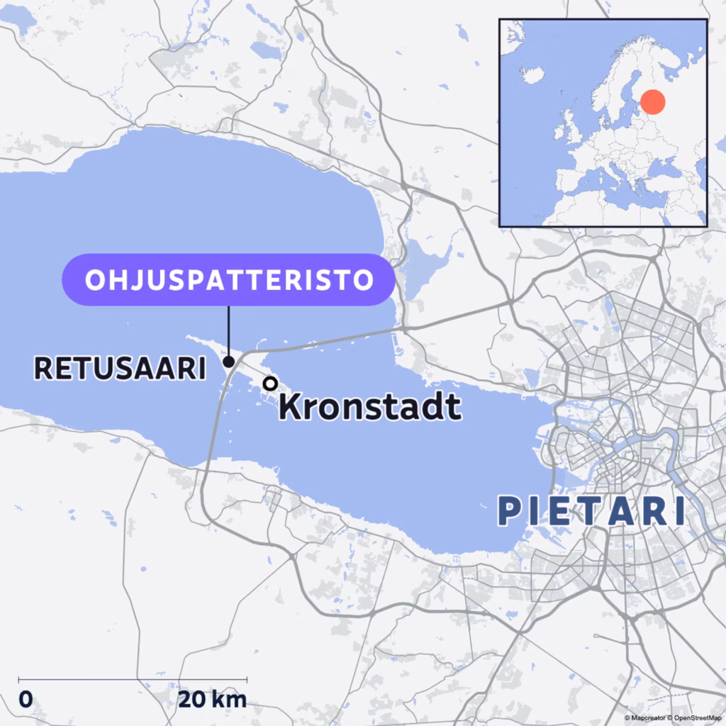 Đảo Kronstadt. Nguồn: Juha Rissanen / Yle