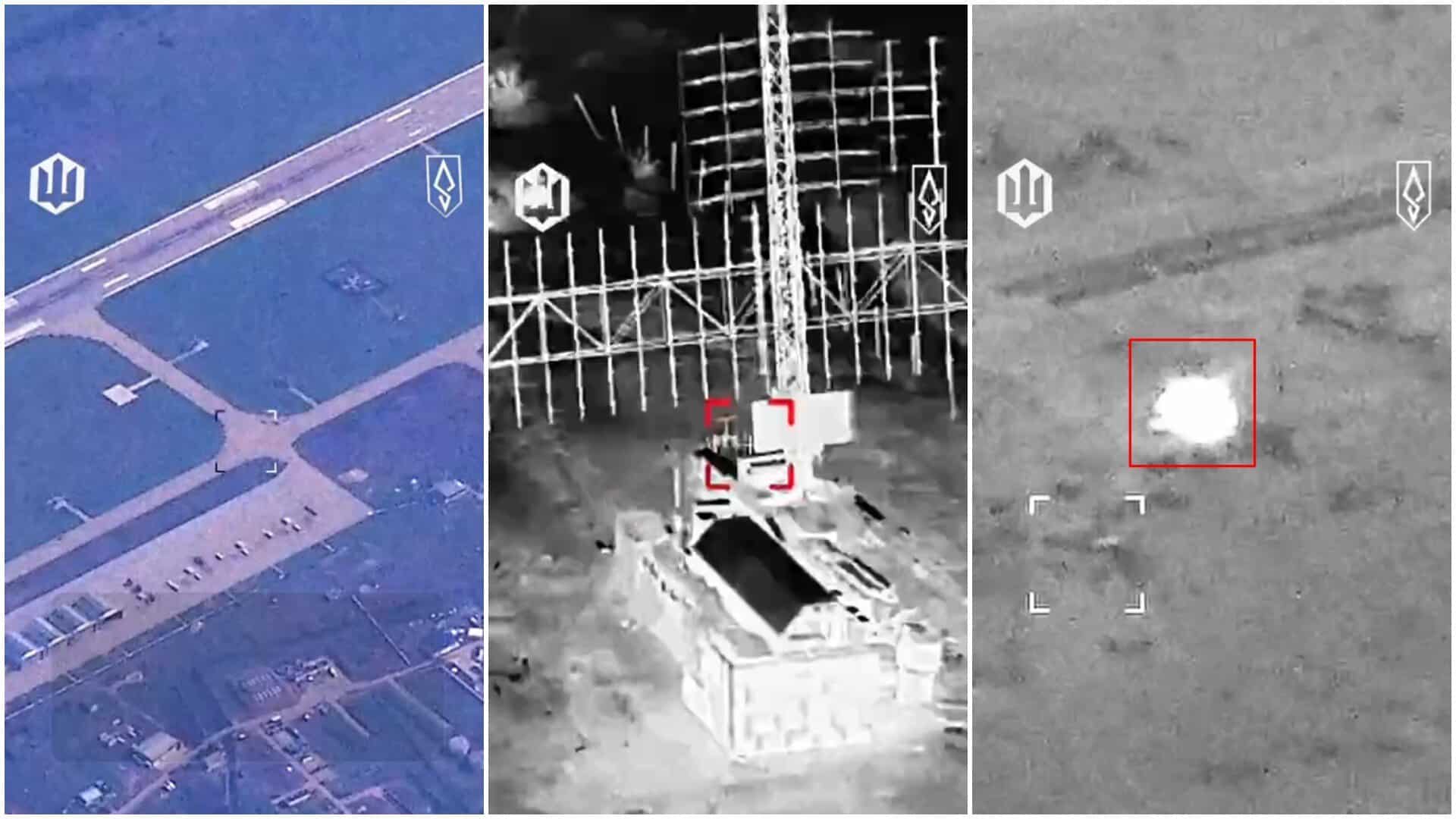 Розвідка та ураження російської РЛС «Небо-У» на аеродромі «Миллерово» у Ростовській області
