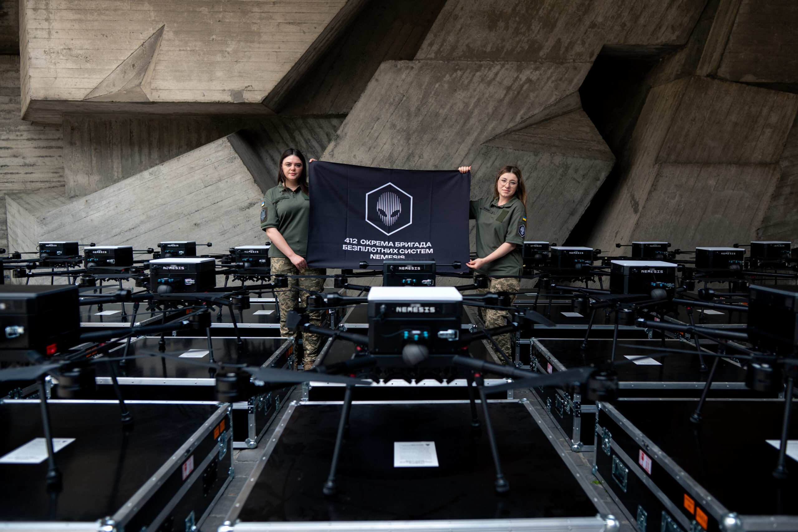 412-та бригада отримала 500 важких бомберів Nemesis X від Фонду Сергія Притули
