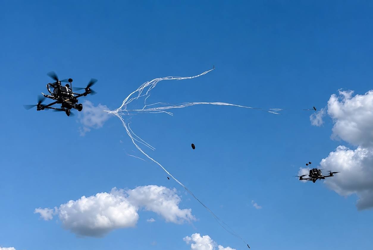 WINFLY презентувала перехоплювач Spider із сіткометом, здатний повертатися після перехоплення