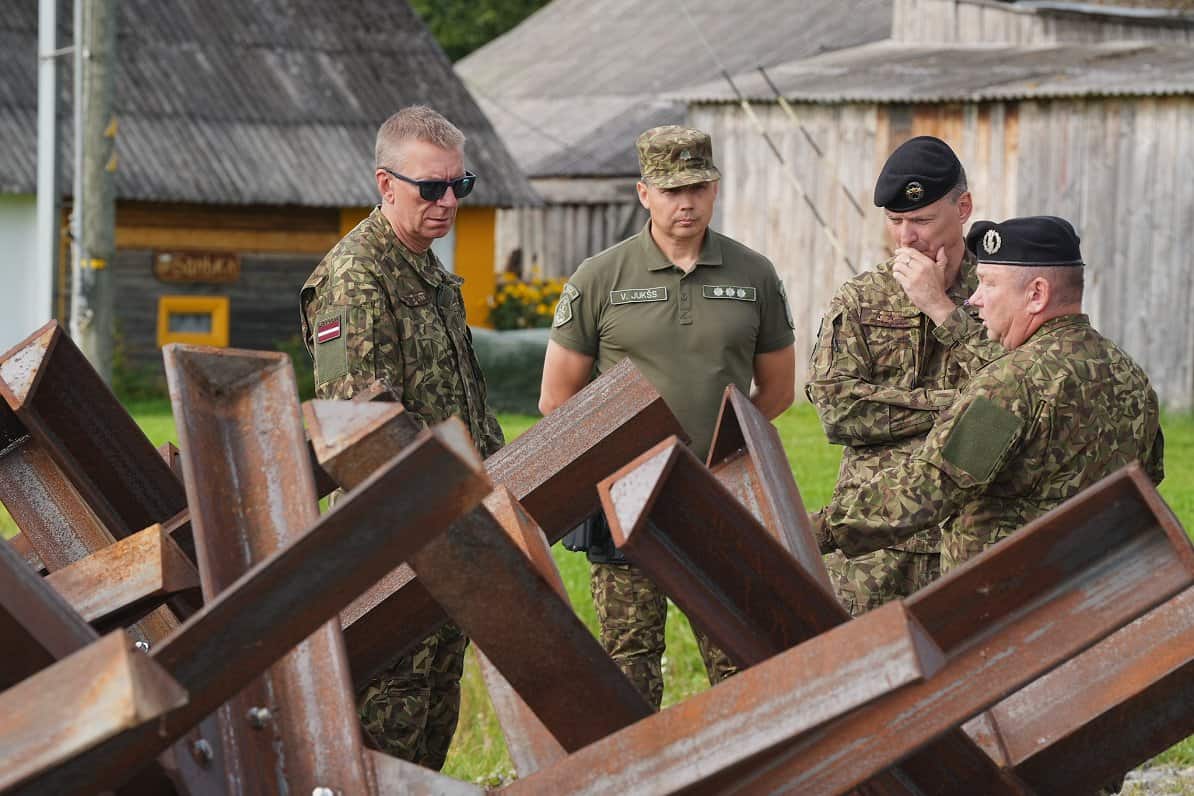 Президент Едгарс Рінкевич відвідує східний кордон Латвії