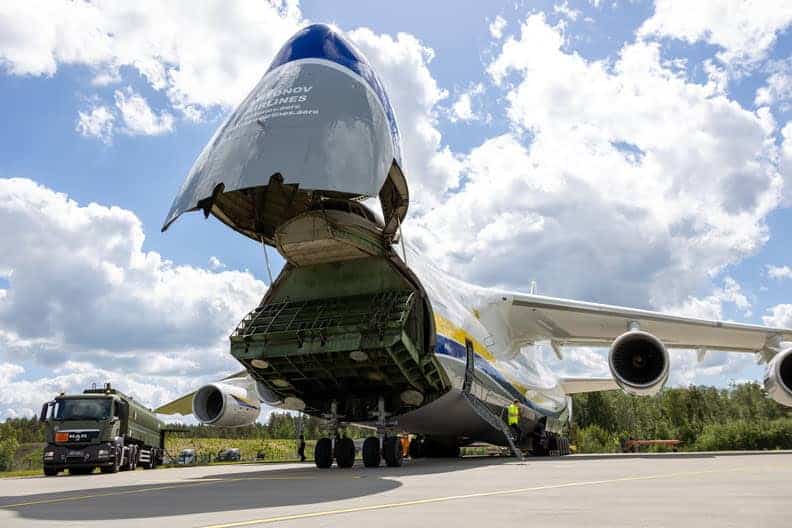 An An-124 Ruslan aircraft delivered equipment for the NATO Vigorous Warrior 26 exercise in June 2026. Photo credits: NATO Rapid Deployable Corps Italy