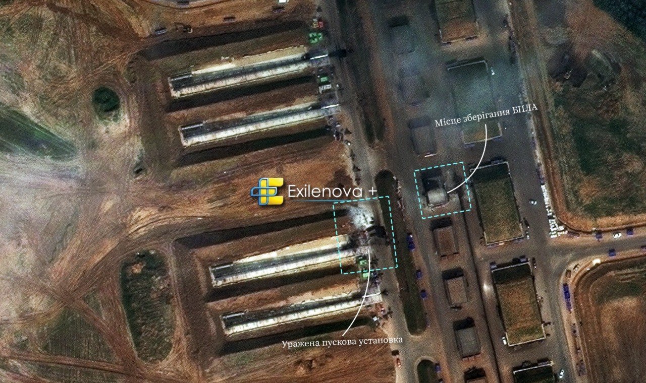 Ukrainian Defense Forces Strike Launcher and UAV Depot at Russia’s Tsimbulova Drone Base