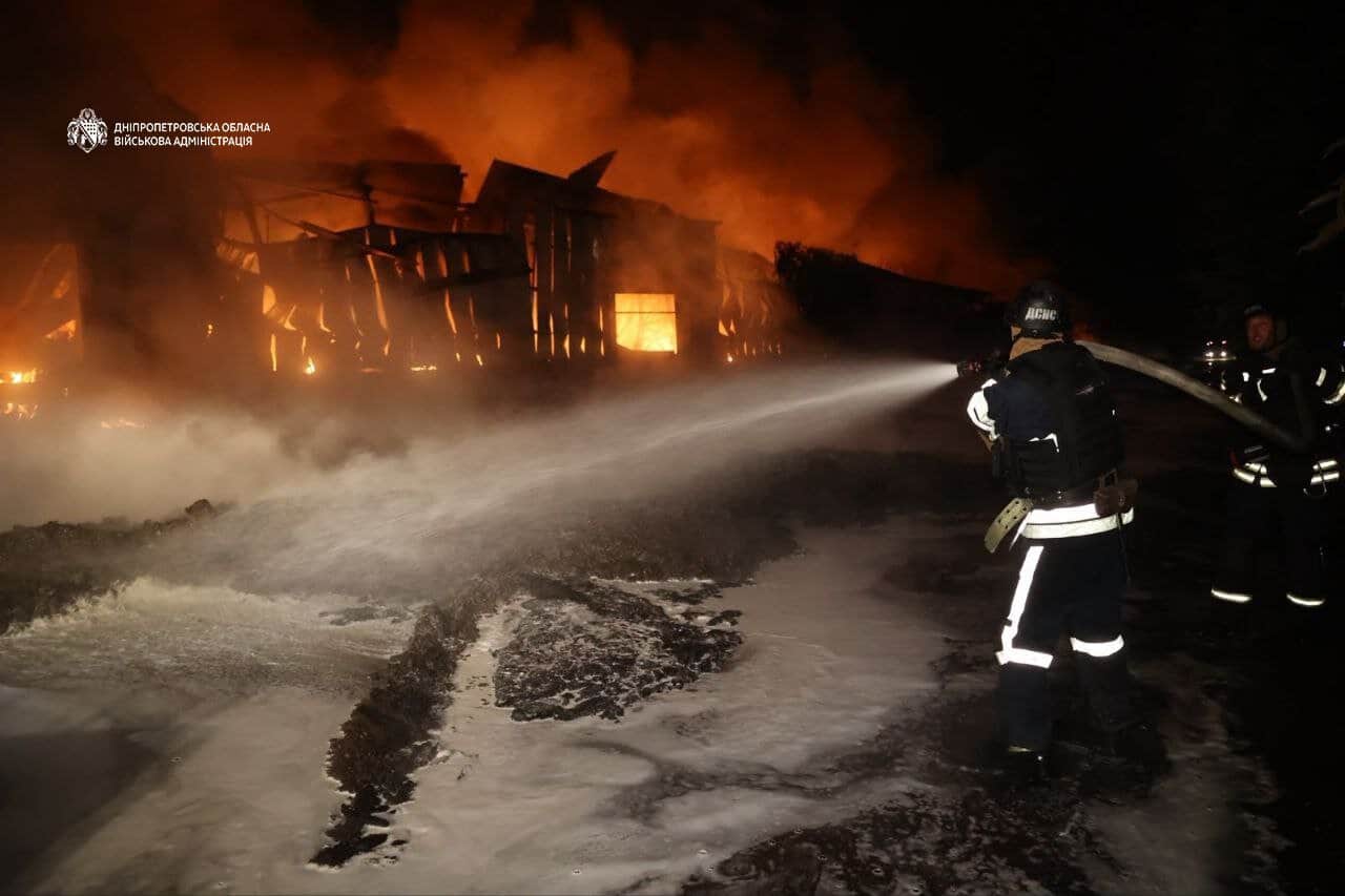 Росія завдала масованого комбінованого удару по підприємствах Дніпропетровщини