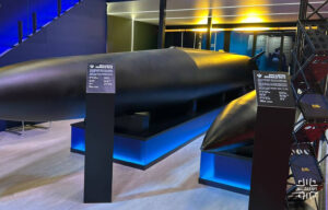 FP-7 (right) and FP-9 (left) ballistic missiles at the MSPO 2026 international exhibition in Poland. Photo credits: Militarnyi