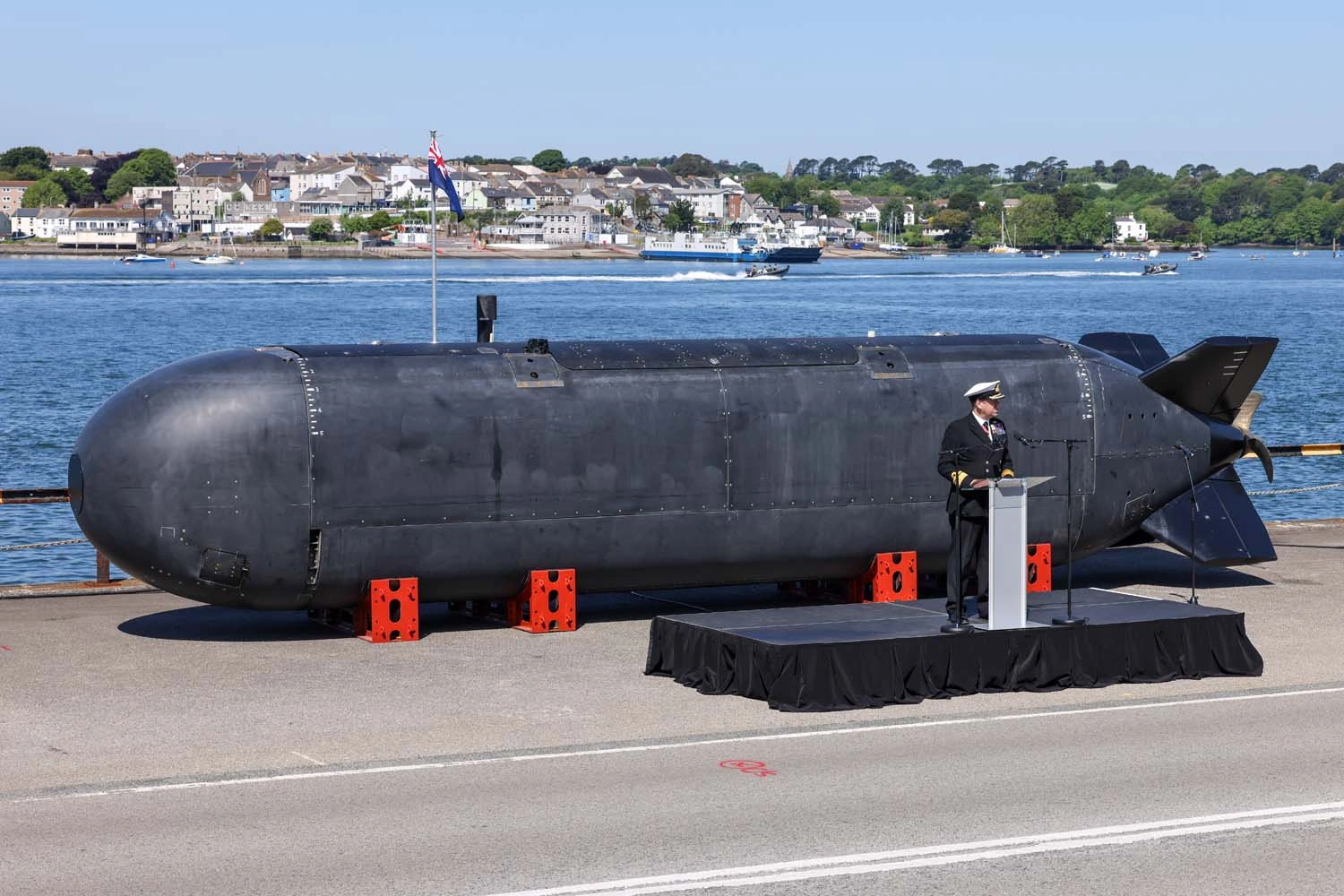 USA and the UK Test Launch of the Mk 48 from the XV Excalibur Underwater Drone