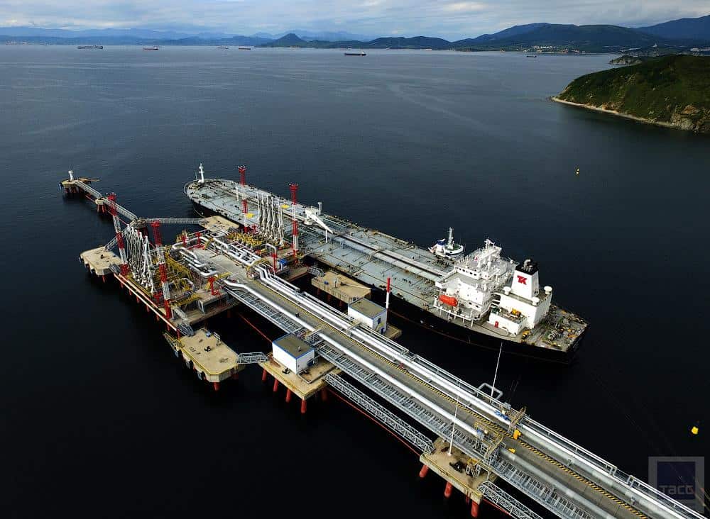 The Kozmino oil terminal in Russia’s Far East. ESPO crude oil is exported through it to Asian countries. Photo credits: smitsmitty.livejournal.com