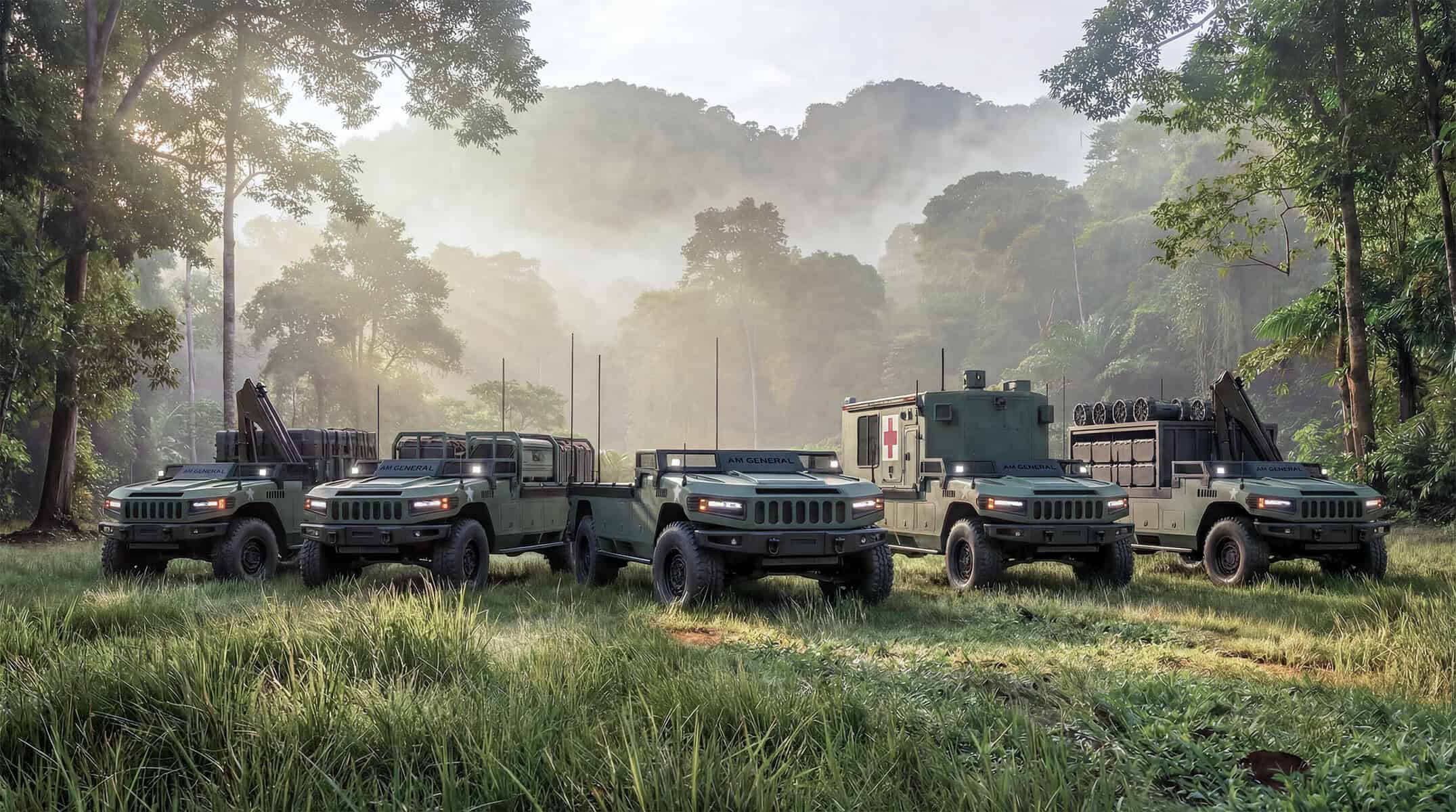 UGV on an HMMWV chassis. Source: AM General