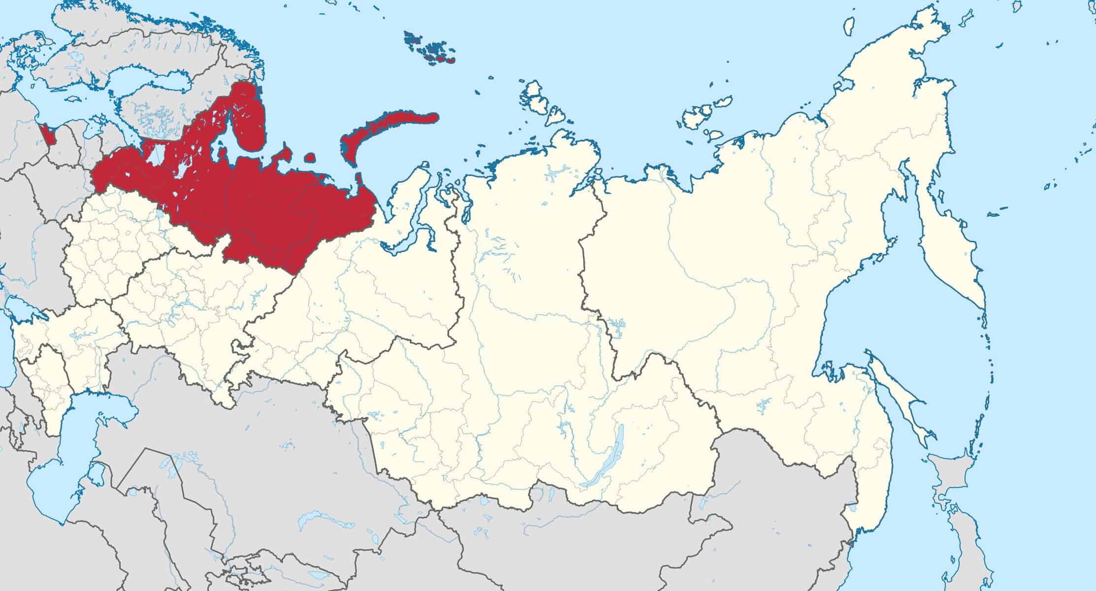 Північно-Західний федеральний округ. Фото Wikimedia Commons