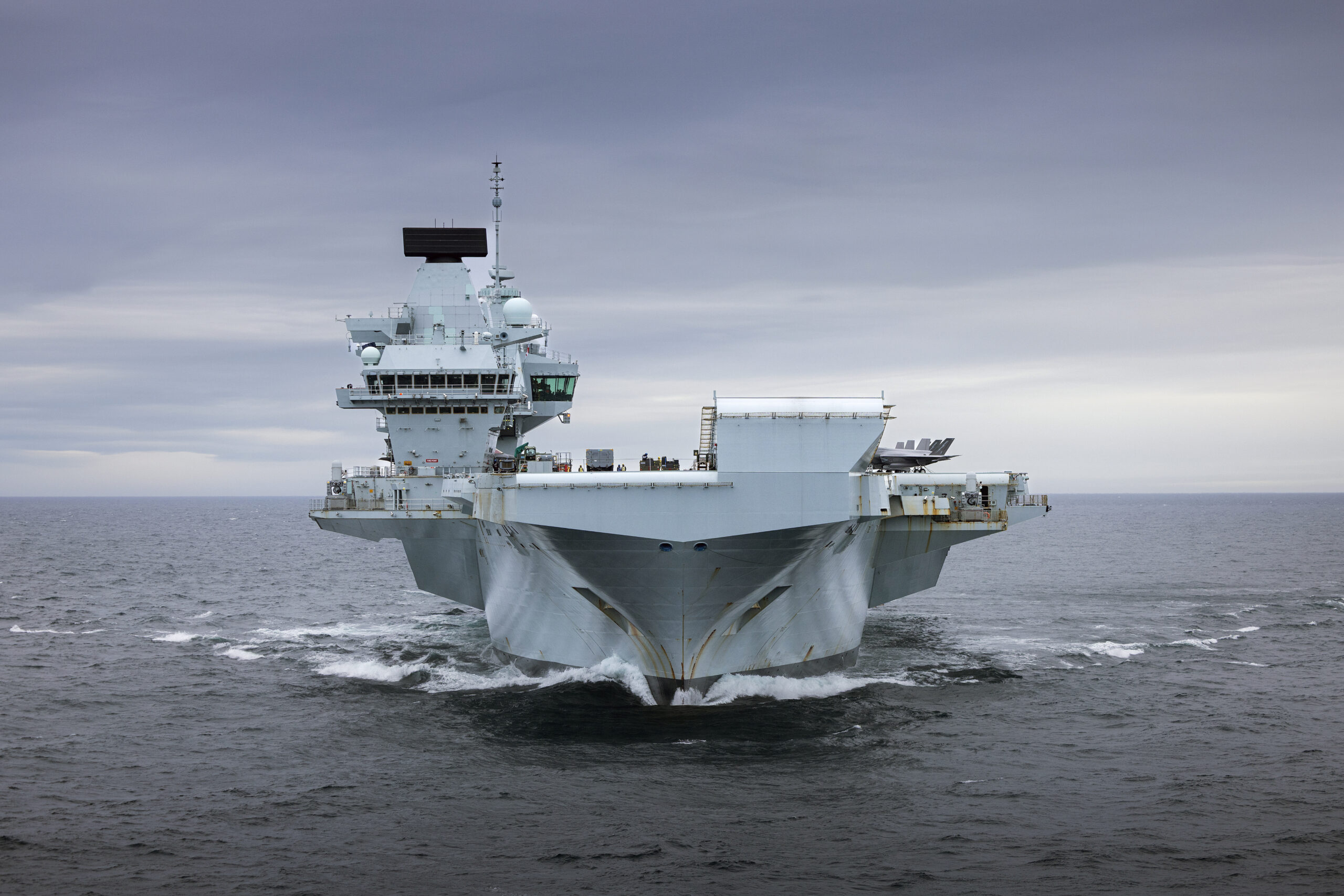 British Aircraft Carrier HMS Queen Elizabeth Became a NATO Flagship Following a Two-Year Refit